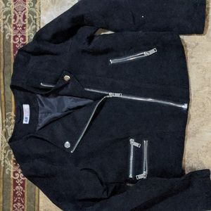 H&M Girls Jacket Black 10-11Y